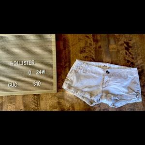 Hollister Short-Shorts, Size 0, 24W. GUC!